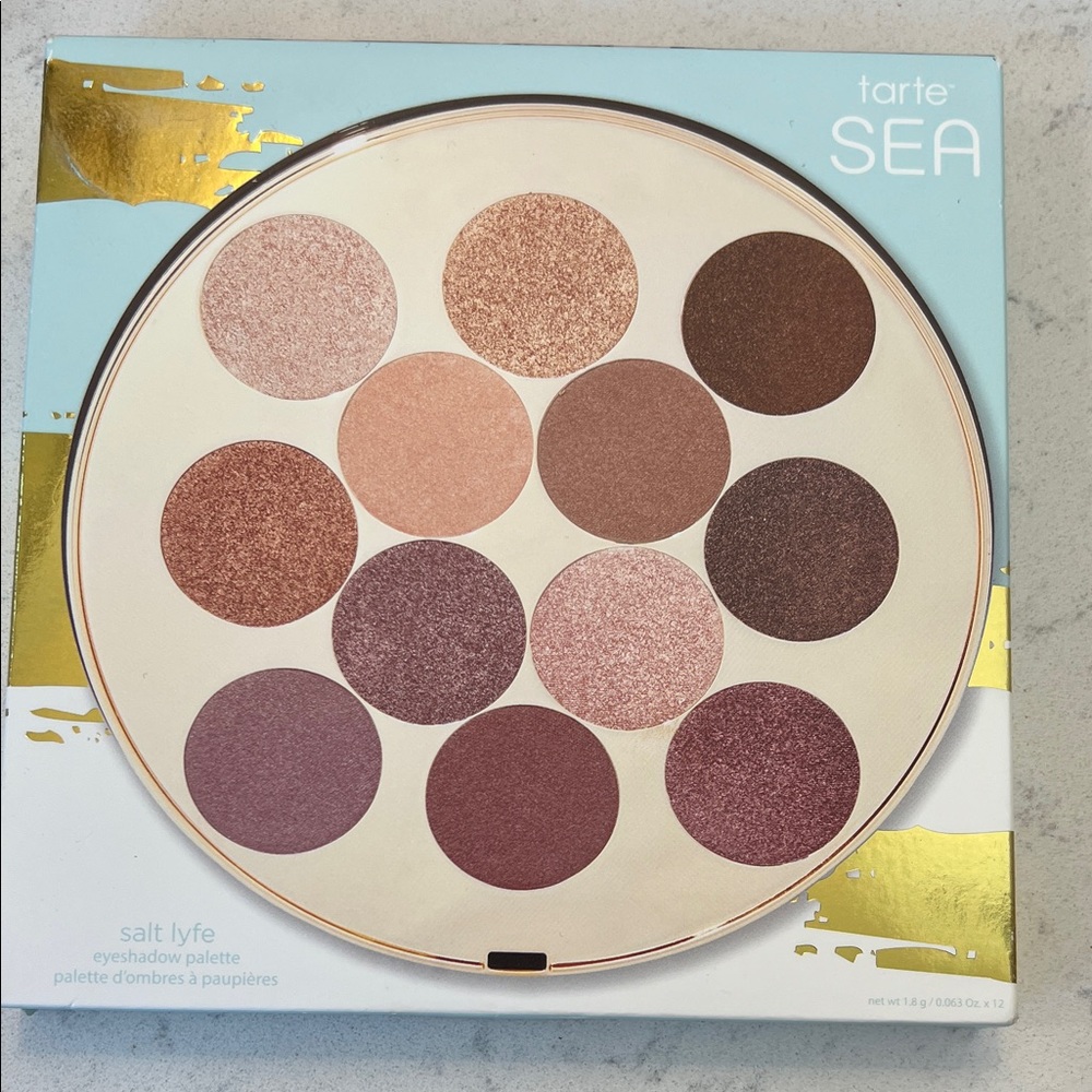 Tarte SEA Salt Lyfe Eyeshadow Palette - Pink and Brown Tones